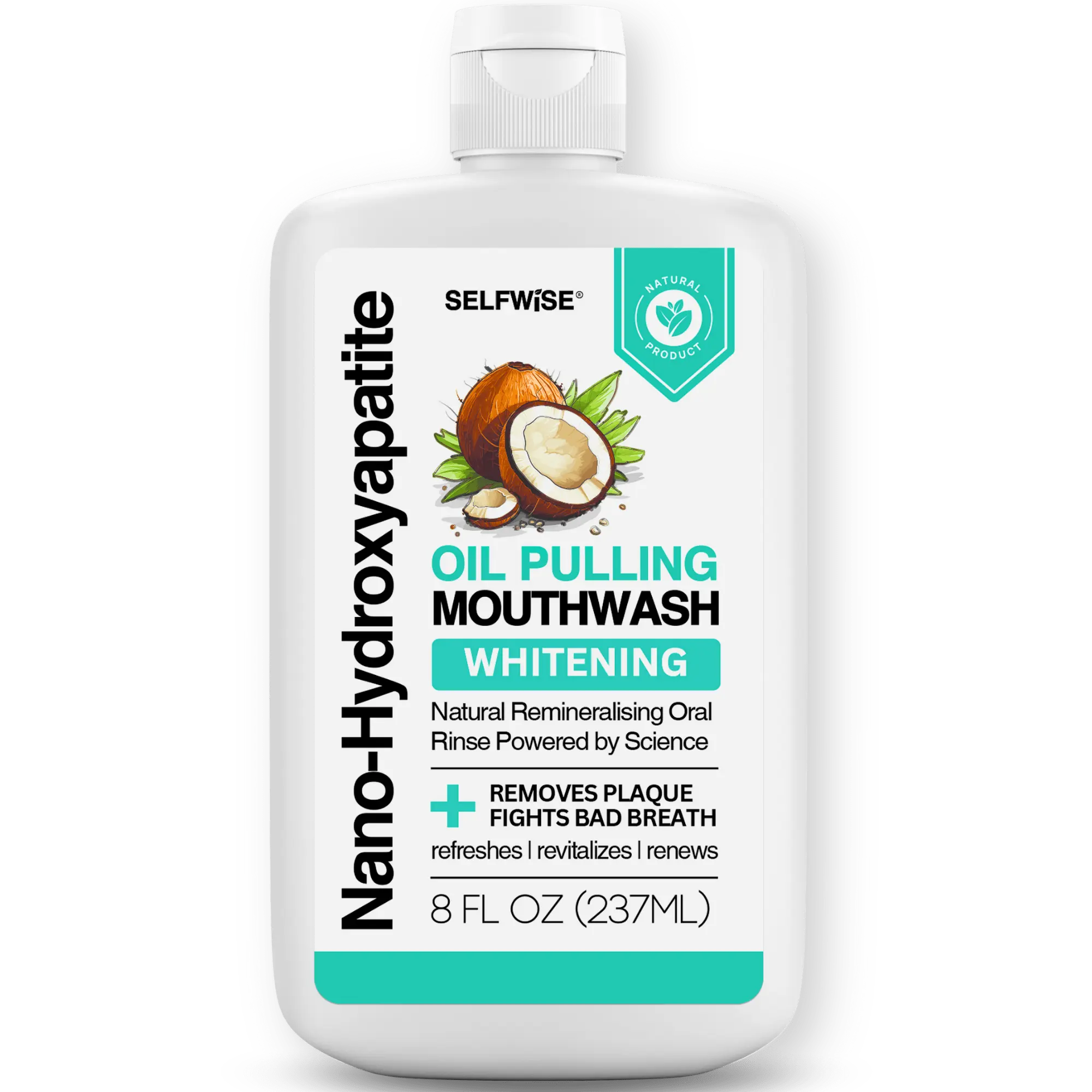 Nano Hydroxyapatite Oil Pulling Mouthwash Nano Hydroxyapatite Oil Pulling Mouthwash