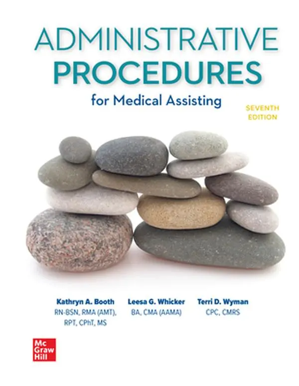 Used McGraw Hill Loose-Leaf Book - Medical Assisting: Administrative Procedures (Seventh Ed., 656 Pages) by Kathryn Booth - English