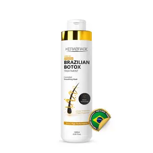 Kerabrasil STEP 03 Brazilian Botox Keratin Treatment - Deep Repair & Strengthening for Damaged Frizzy Hair - Smooth Manageable Locks - Perfect for Chemically Treated Hair - 1000ml Finisher