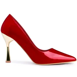 BLISSFUL STEP Women's Pointed Toe Stiletto Heels Dress Pumps