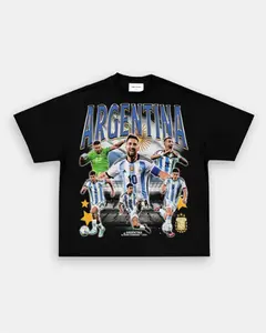 Argentina Tee, Graphic Sport T-shirt, Vintage Soccer Player Shirt ,Playoffs,Y2k , Soccer Apparel , Gift For Soccer Fans, Gift For him
