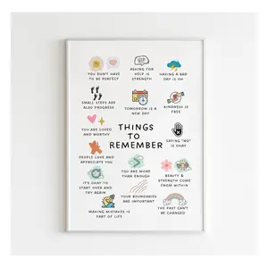 Poster Anxiety Relief Social Psychology Mental Health | Frameless Poster