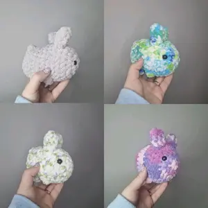 Bunny crochet plushie handmade rabbit amigurumi