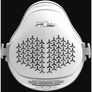O2 Flow Electronic Face Mask with HEPA H-13 Carbon Filter