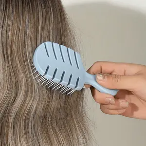 1pc Portable Anti-Static Mini Massage Comb, Hair Detangling Comb, Ideal For Traveling Hair Brush,Hair Clips,Hair Accessories, Back To School Supplies Back To School