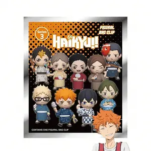 1PC TOEI ANIMATION One Piece Blind Box Keychain, Figural Bag Clip, Collectible Anime Characters Luffy Zoro Nami Mystery Surprise, 3D Cartoon Fashion Trend for Bags Keys