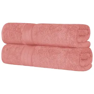 Superior 700GSM Solid 2-Piece Quick-Drying BathSheet Set