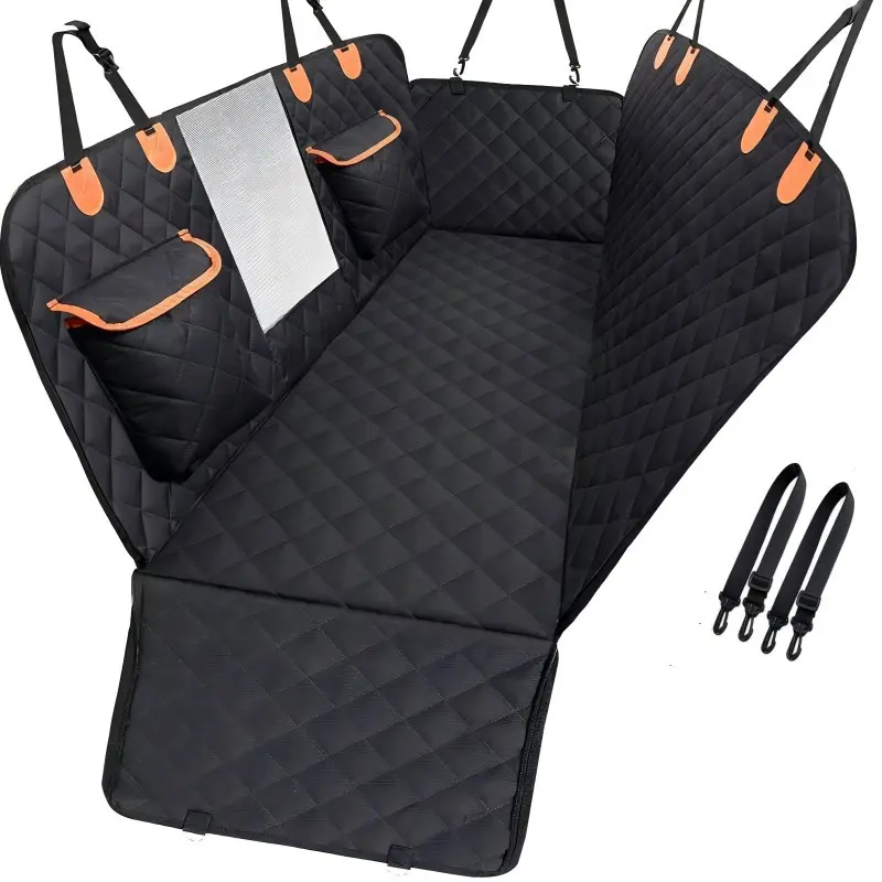 Car pet supplies, anti-dirt and waterproof dog rear seat cushion, car back seat dog pad