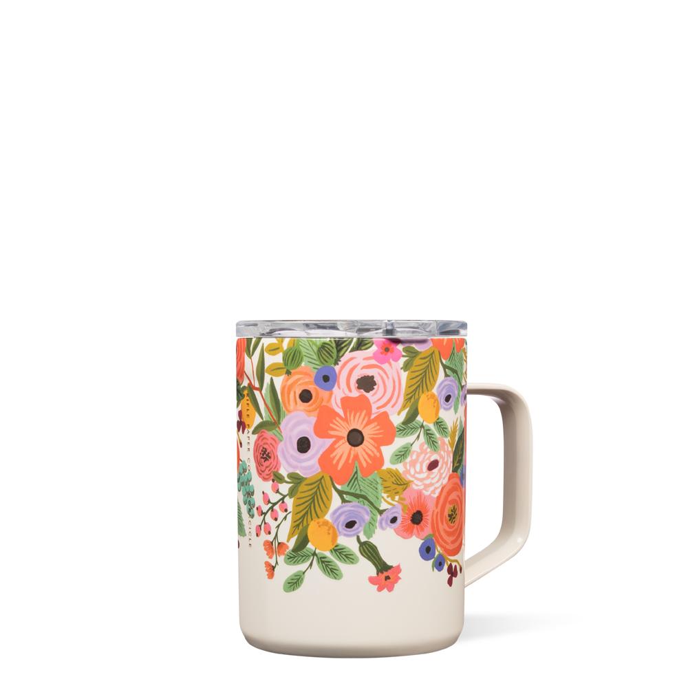 Rifle Paper Co. Floral Ceramic Coffee Mug, Kitchen Drinkware for Daily Use, Floral Ceramic Mugs