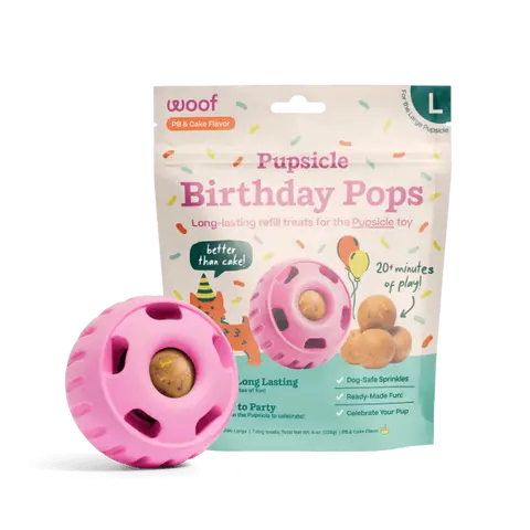 WOOF Pupsicle Party Pack Treats Refillable