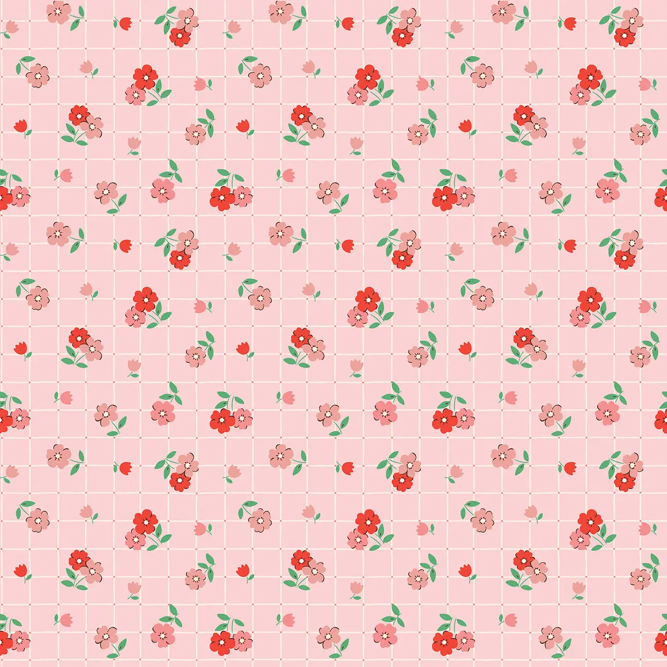 Fabric Poppie Cotton Pink Tea Towel Farmhouse Fancy by the Quarter Yard FH25957