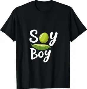 100% Cotton Soy Boy Soybeans T-Shirt