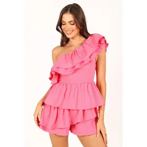 Sammy Frill Romper - Pink Sammy Frill Romper - Pink