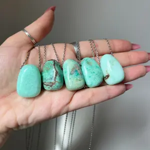 Chrysoprase Crystal Necklace