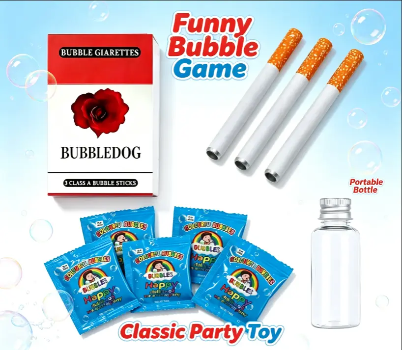 1PC Creative Bubble Blower Portable Bubble Blowing Sticks, Fun Gift for Birthday Holiday Party and Celebrations