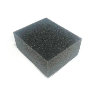 Koch Chemie Sponge Soft Black | Non Marring Contact Pad for Delicate Surfaces | Open Cell Cushioning for Safer Touch | Edge Safe Shape for Seams Emblems and Trim | Rinses Clean for Fast Turnarounds