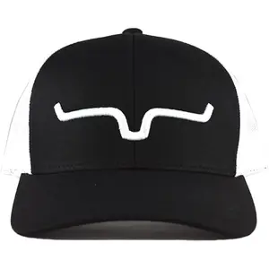 Unisex Distressed Denim Baseball Cap by Fishhat LLC - 110 Weekly Upgrade, 3D Embroidered Horns, 3D Printed Design, Adjustable Snapback, 1-Size Hat; Bluetooth LED Beanie with Speaker Satin Lined Halo Turban Head Wrap