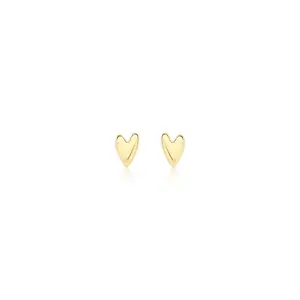 Petite Love Drops - Heart-Shaped Earrings in Gold-Tone Finish