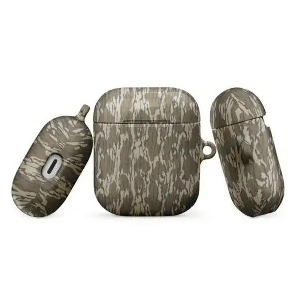 Camo Case Cover for AirPods In Bottomland Hunting Camouflage- Trendy Protective Cover for AirPods 1/2/3/4 AirPods Pro 1/2