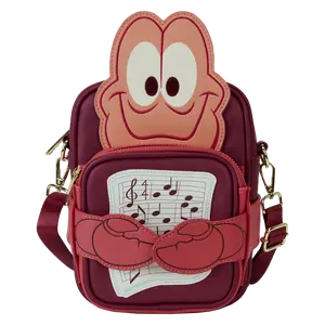 The Little Mermaid 35th Anniversary Sebastian Crossbuddies Cosplay Crossbody Bag with Coin Bag