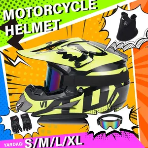 Personalized Matte Green Full Face Motorcycle Helmet