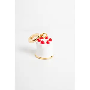 Raspberry Champagne Cake Charm