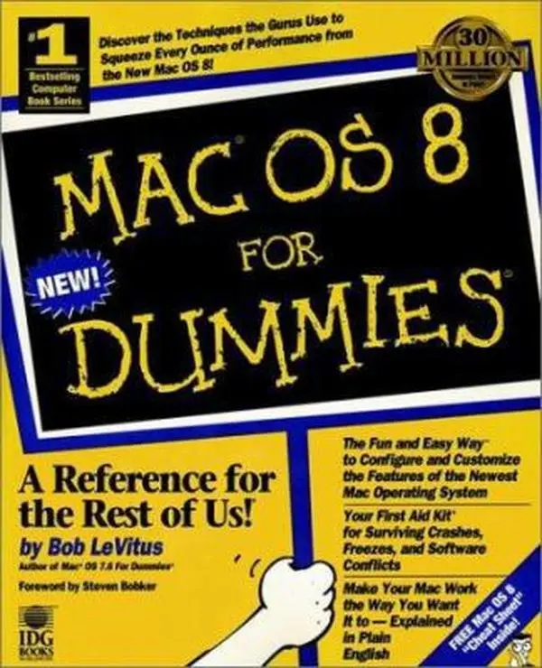USED-Mac OS 8 for Dummies: A Reference for the Rest of Us! by Bob LeVitus (Paperback)