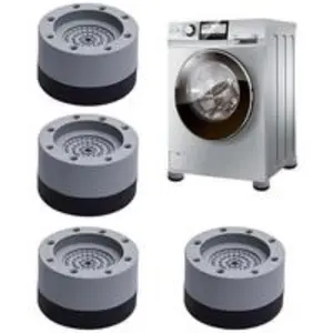 Anti Vibration Washing Machine Foot Pad, Shock & Noise Cancelling, Anti-Slip Feet for Washer & Dryer, Large Appliance Parts & Accessories