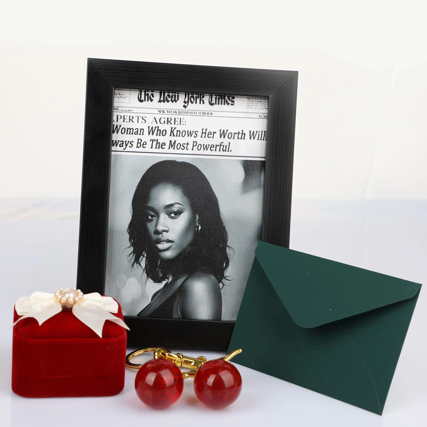 Everlasting Love Surprise: Couple's Keepsake Blind Box Gift Set - Custom L etters, Matching Jewelry, Keychains, Polaroids & Personalized Art for Him/Her