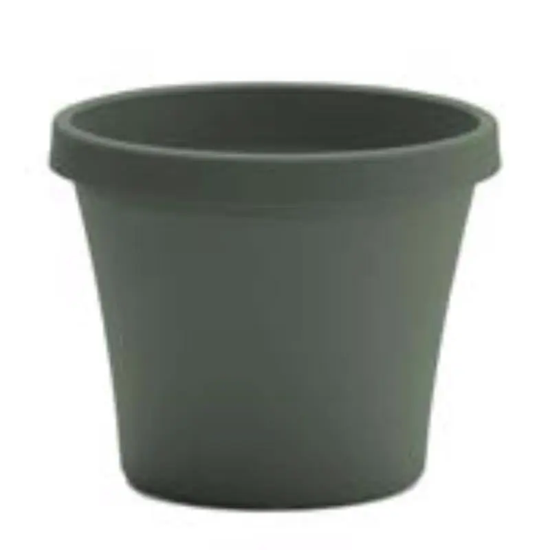 Bloem 7037086 Traditional Look Terra Plastic Planter Pot, 10.75x13x9 in, Green, for Outdoor Home Improvement & Garden Supplies