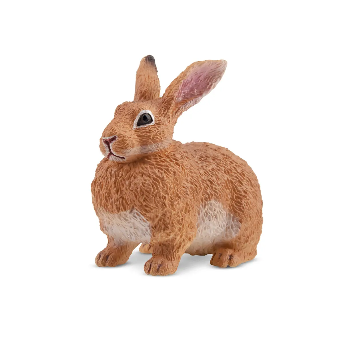 Toymany Hand-Painted Flemish Giant Rabbit Figurine – Realistic Animal Model, Perfect for Early Education, Montessori Sensory Play, Cake & Party Decorations, Desk & Home Décor, Thoughtful Gifts, and Collectible Figurine