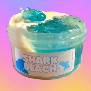 Shark beach cloud and clear slime