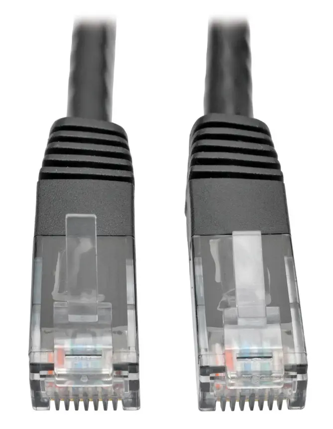 Tripp Lite Gigabit Speed Cat6 Patch Cable - TRL-N200-014-BK, Male-to-Male, RJ45 Ports, Molded Jacket, Black, 14 ft.
