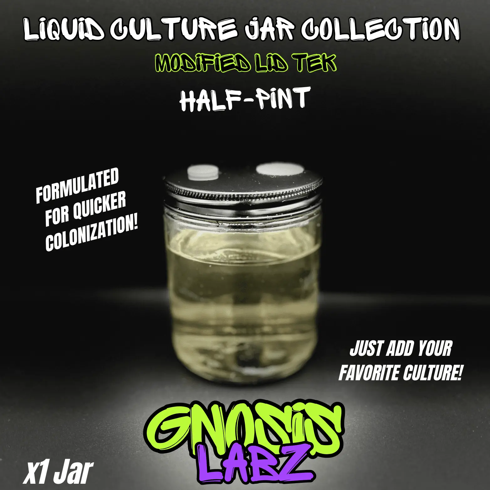 150ml Sterile Liquid Culture Solution Jar with Injection Port and Filter Patch for Home Storage