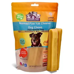 Nomad Paw Himalayan Yak Cheese Dog Chews 4-Pack Long-Lasting Natural Rawhide-Free High Protein Odorless Traditional Himalayan Method--=%2=- healthy=%2=----=%2=-=%2=--