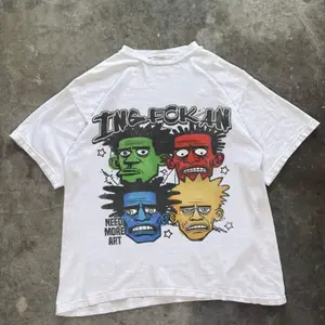 IN FAKE IN T-Shirt, Emotion Shirt, Gifts Shirt, Unisex Vintage Graphic Tees Gothic Grunge Y2k Emo Scene Amity Affliction Style Clothes Men Women Streetwear