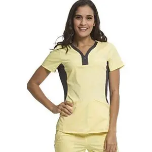 Healing Hands Purple Label Women's Jessi Top -Three Pocket Y-Neck Scrub Tops