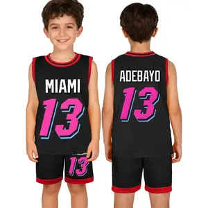 Youth Basketball Uniform Set | Kids Boys Girls Jersey Tank Top & Shorts | Sporty 2-Piece Outfit