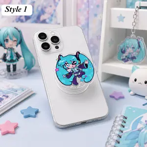 Cute Hatsune Miku Phone Grip – Kawaii Anime Phone Stand for iPhone & Android