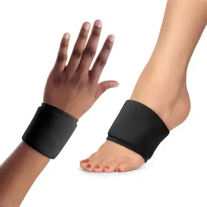 Wrist or Foot Ice Pack Wrap, Hot & Cold Therapy, Pain Relief Gel Compression, 360 Degree Coverage, 2-Pack for Arthritis, Tendinitis, Injuries