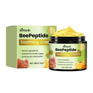 XIMONTH Bee Peptide Soothing Cream - Melittin Ceramide Calming Moisturizing Skin Repair Cream