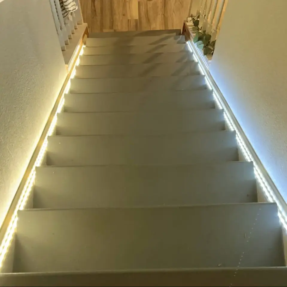 Under Cabinet Light Strip for Bedroom Kitchen Indoor, Battery Required Basement Trunk Counter Light (Battery Not Included) Ambient Decoration Lamp, Am