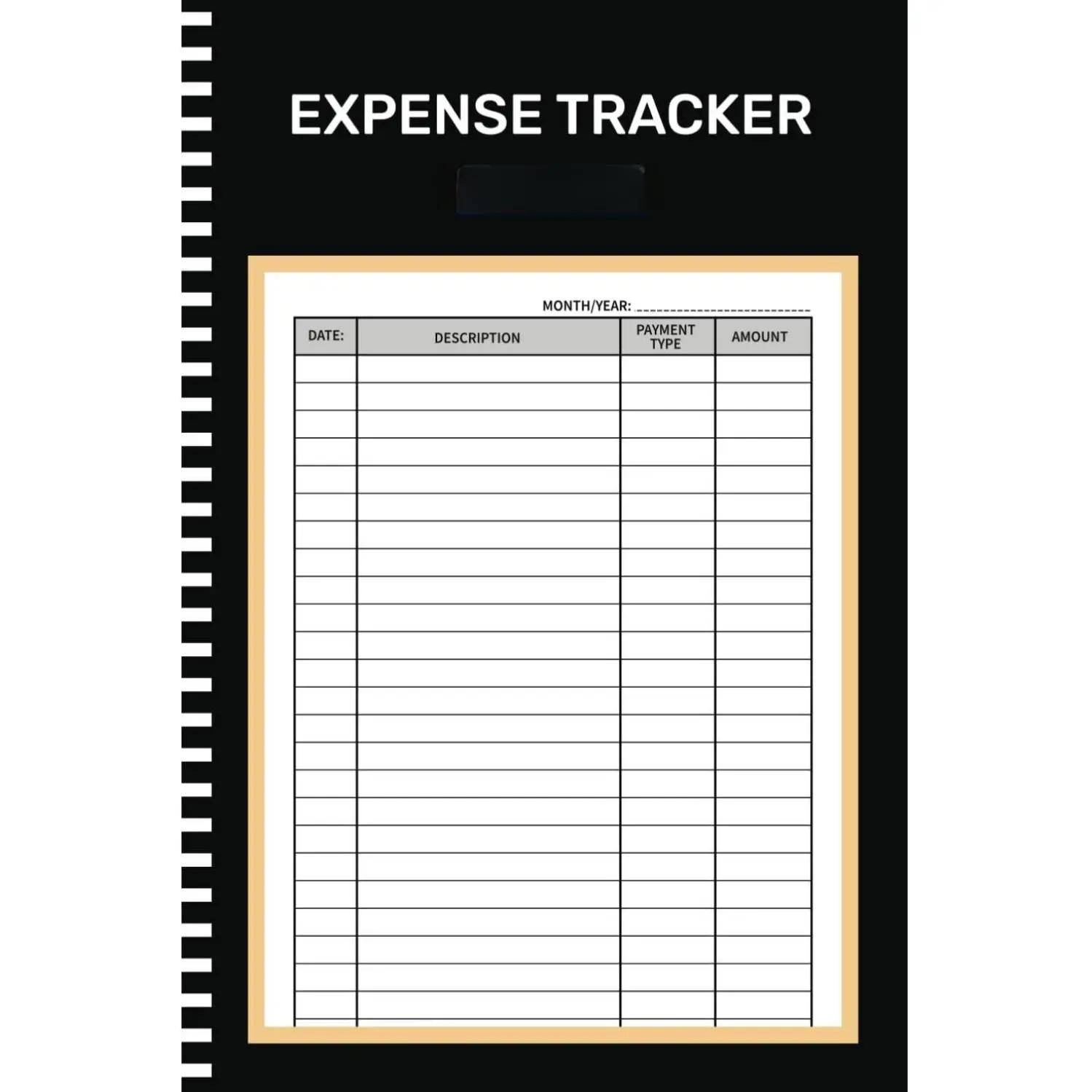 Expense Tracker Notebook: Daily Spending Tracker Bill Organizer Log Book, Budget Planner, Money Management Ledger Notebook for Personal or Small Business Use (105 Pages 6x9 Inches)