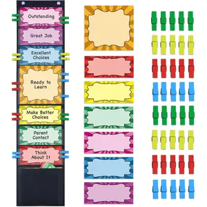 Student Behavior Clip Chart for Classroom Management  Track  Pocket Chart  Creative Bulletin Board Teacher Supplies for  Class  Haves, Classroom Homeschool