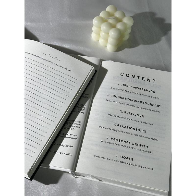 Diary of Chasing the Light| Emotional Healing & Self-Love Hardcover Notebook| Shadow Work & Self-Improvement for Men & Women Kids' Bible Study Workbook coach beeswax paper Spiral Guide Inspirational Vision Board Book A5 Dot Grid double sided sketchbook