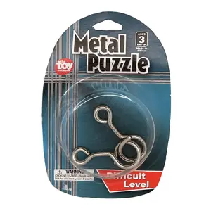 Metal Puzzle - Brain Teaser - Challenging Mind Puzzles for All Ages