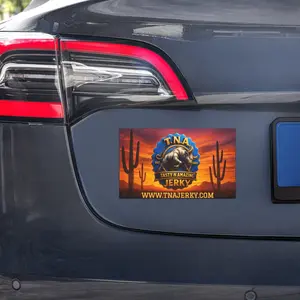 TNA JERKY 4.5"H x 7.5"W car magnets