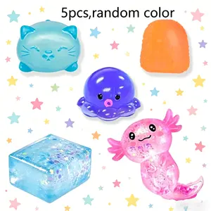 5 Piece Set Malt Sugar Stress Relief Squishy Toys, Squishy Fidgets, Creative Slow Rebound Design, 5 Styles, Perfect Party Gift, Fun and Relaxing, Squishy Series
