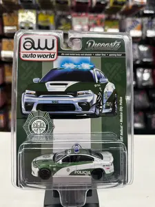 Auto World DiecastZ Exclusive 2021 Dodge Charger SRT Hellcat Mexico City Police
