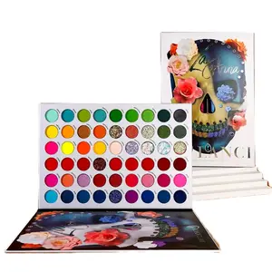 La Catrina 54 color Skull eye shadow pallet
